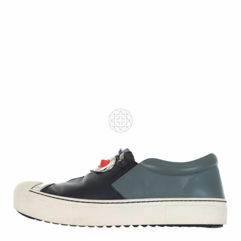 Fendi monster slip hot sale on sneakers